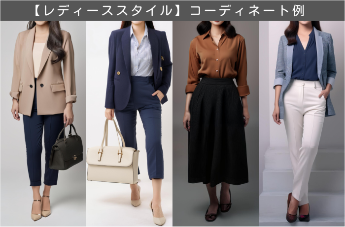 会社説明会に私服で参加するときの女性のコーディネート例